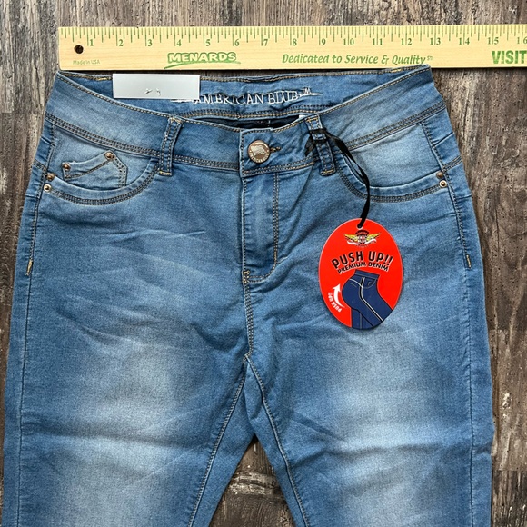 American Blue Jeans Women’s Better Butt Light Wash Skinny Leg NWT Various Sizes - Picture 6 of 10
